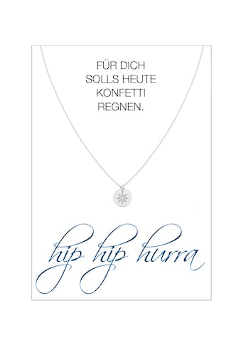 HERZ-KARTE Silberkette »hip hip hurra«, Ankerkette rhodiniert mit Tag 925/-... kaufen