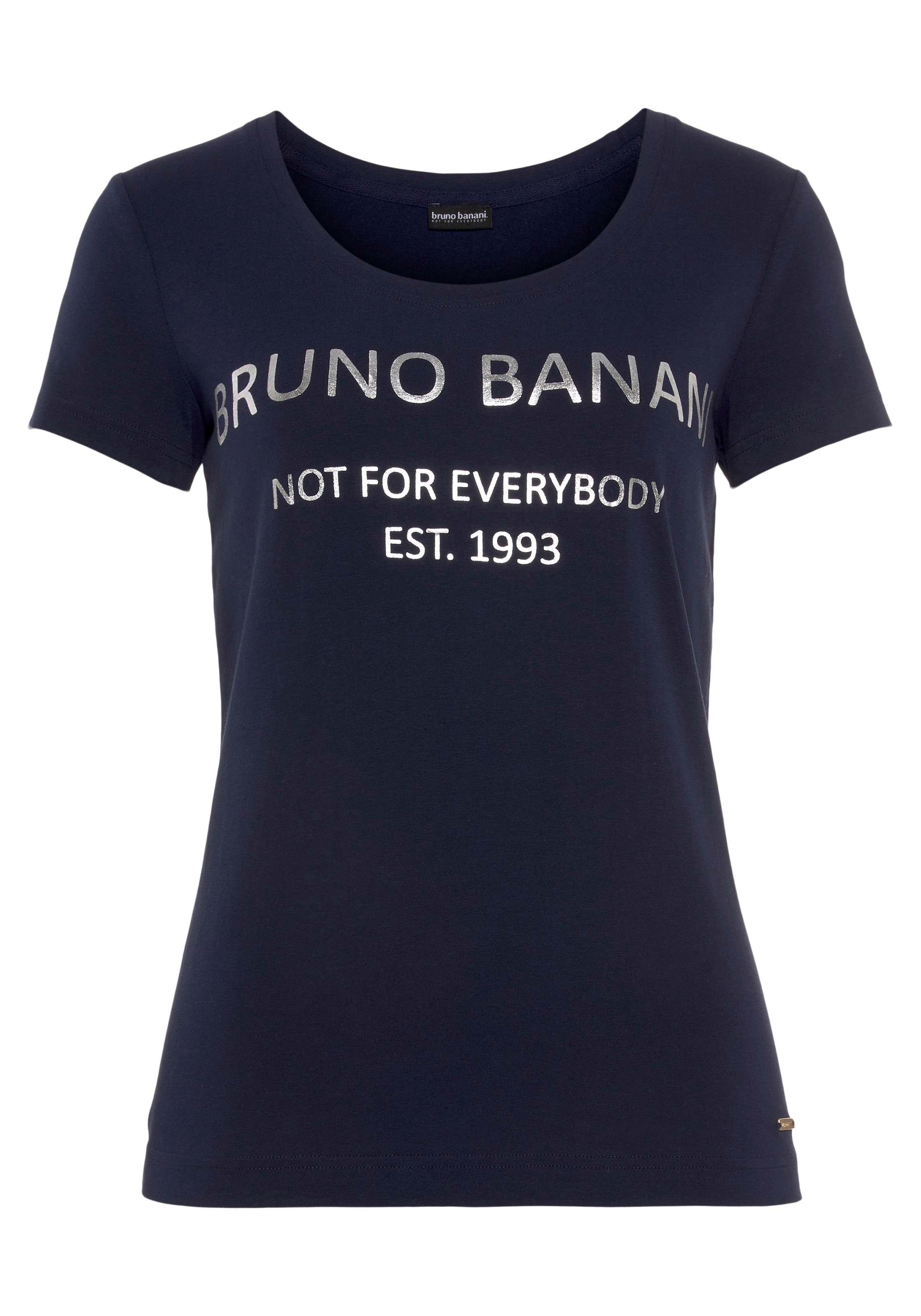 Bruno Banani T-Shirt, mit goldfarbenem | I\'m Logodruck walking shoppen NEUE KOLLEKTION