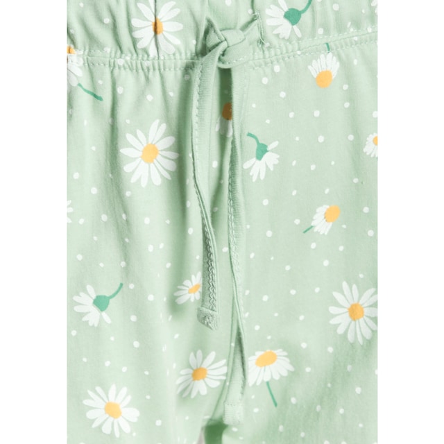 Vivance Dreams Pyjama, (2 tlg., 1 Stück), mit Gänseblümchen-Druck & Wäsche  auf Rechnung bestellen