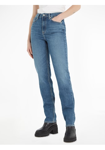 Straight-Jeans, mit Tommy Hilfiger Logo-Badge