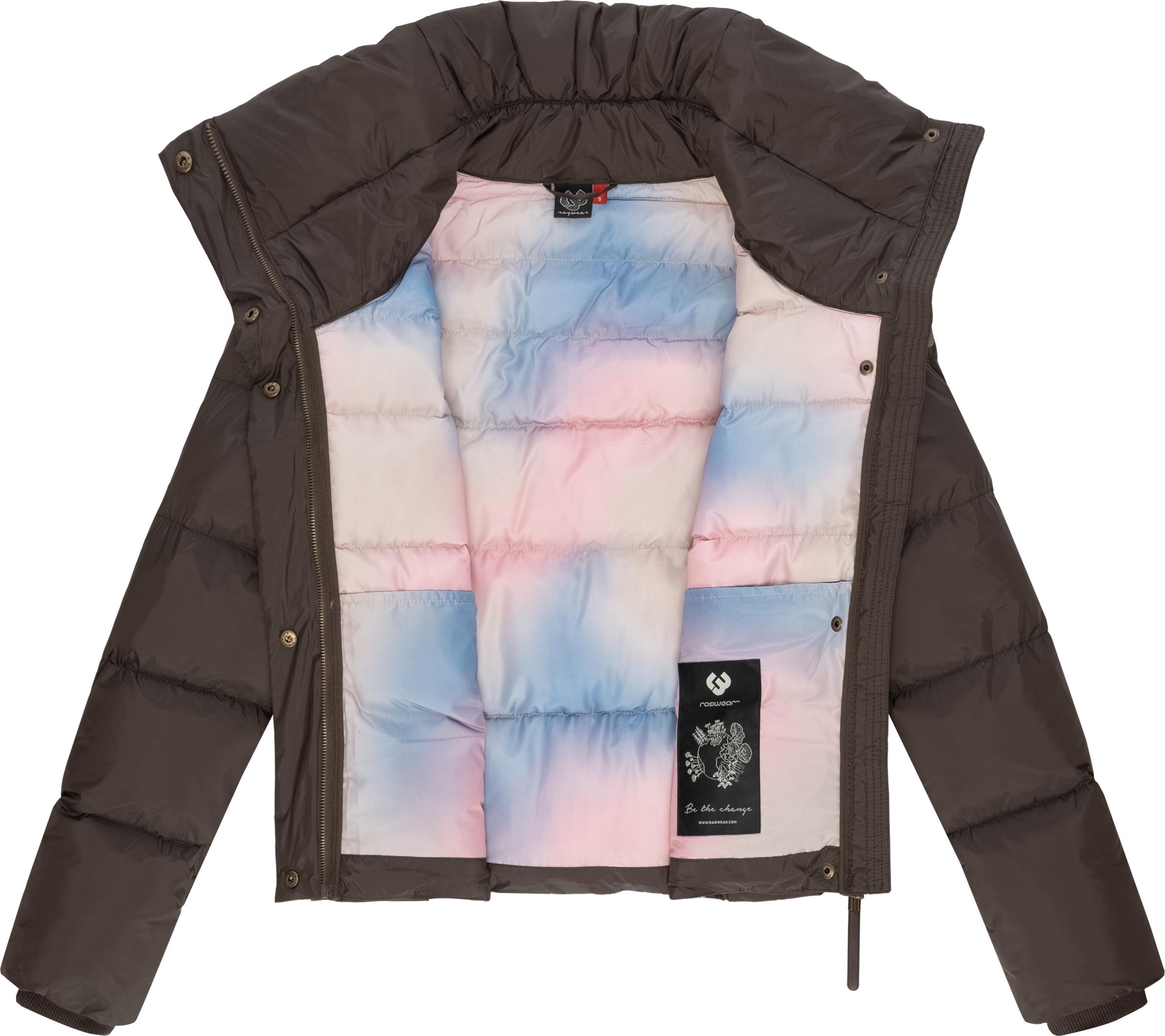 Kurzjacke Ragwear shoppen Winter cropped Steppjacke »Lunis«, stylische, ohne Kapuze,