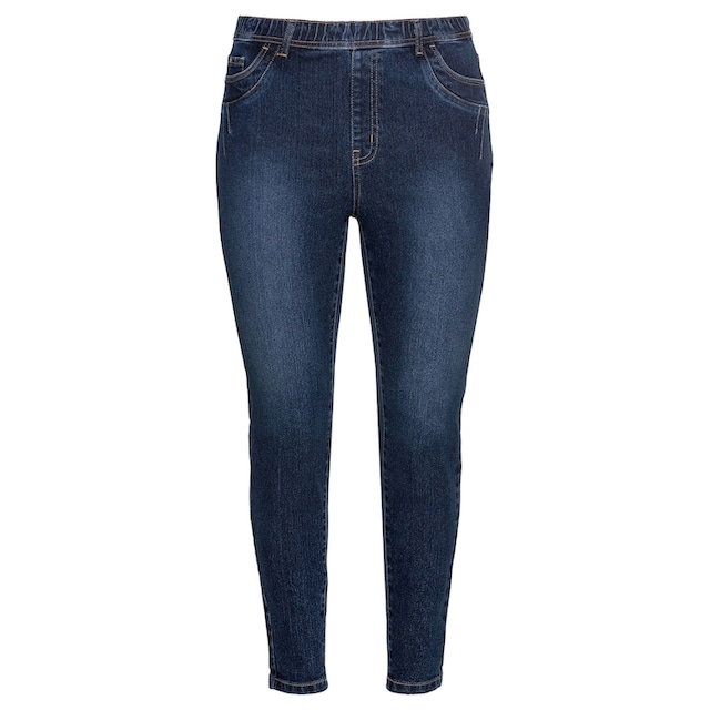 Sheego Stretch-Jeans »Große Größen«, mit Gummibund und Gürtelschlaufen  kaufen | I'm walking