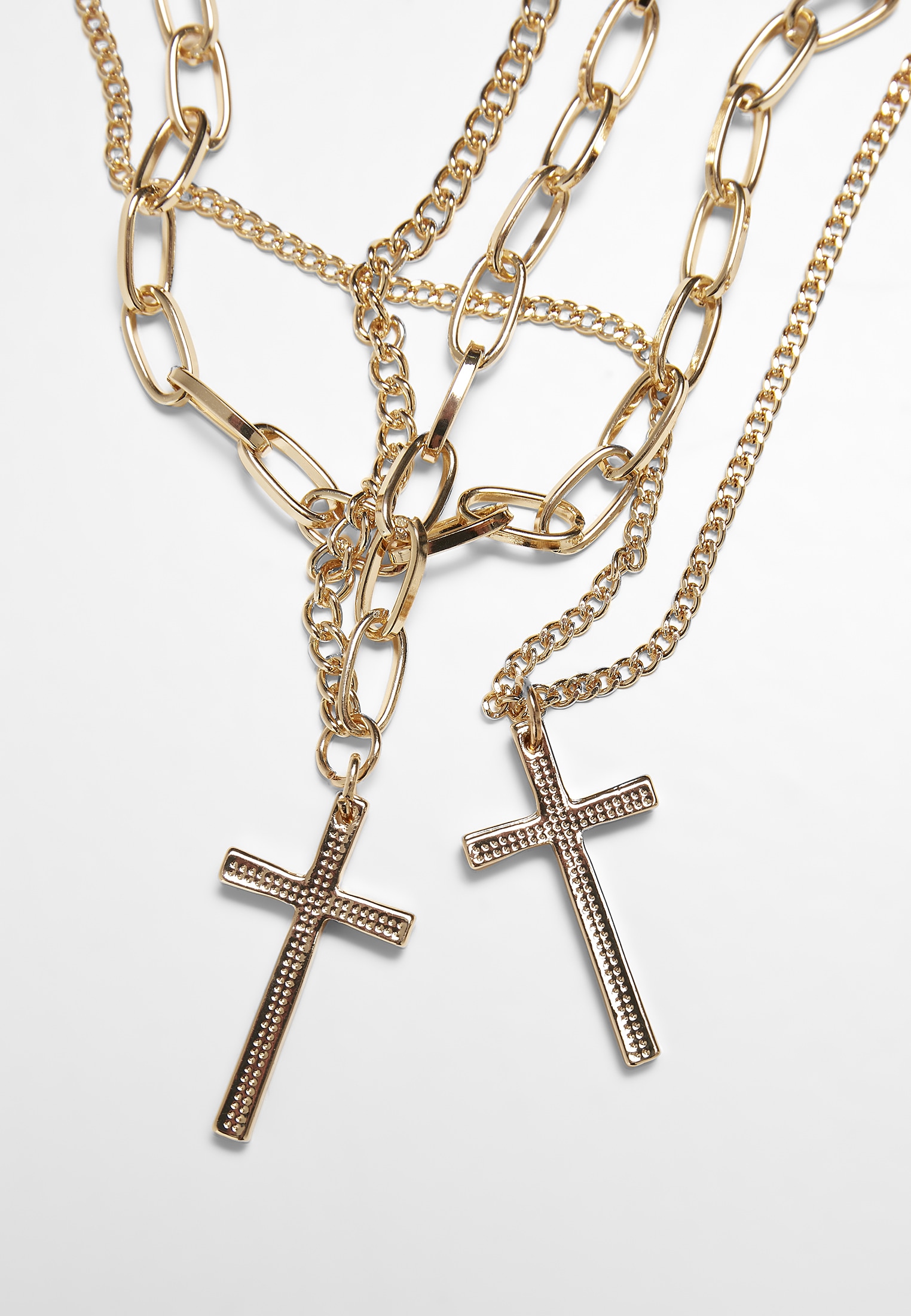 URBAN CLASSICS Edelstahlkette »Accessoires online walking Layering kaufen Necklace« | Cross I\'m