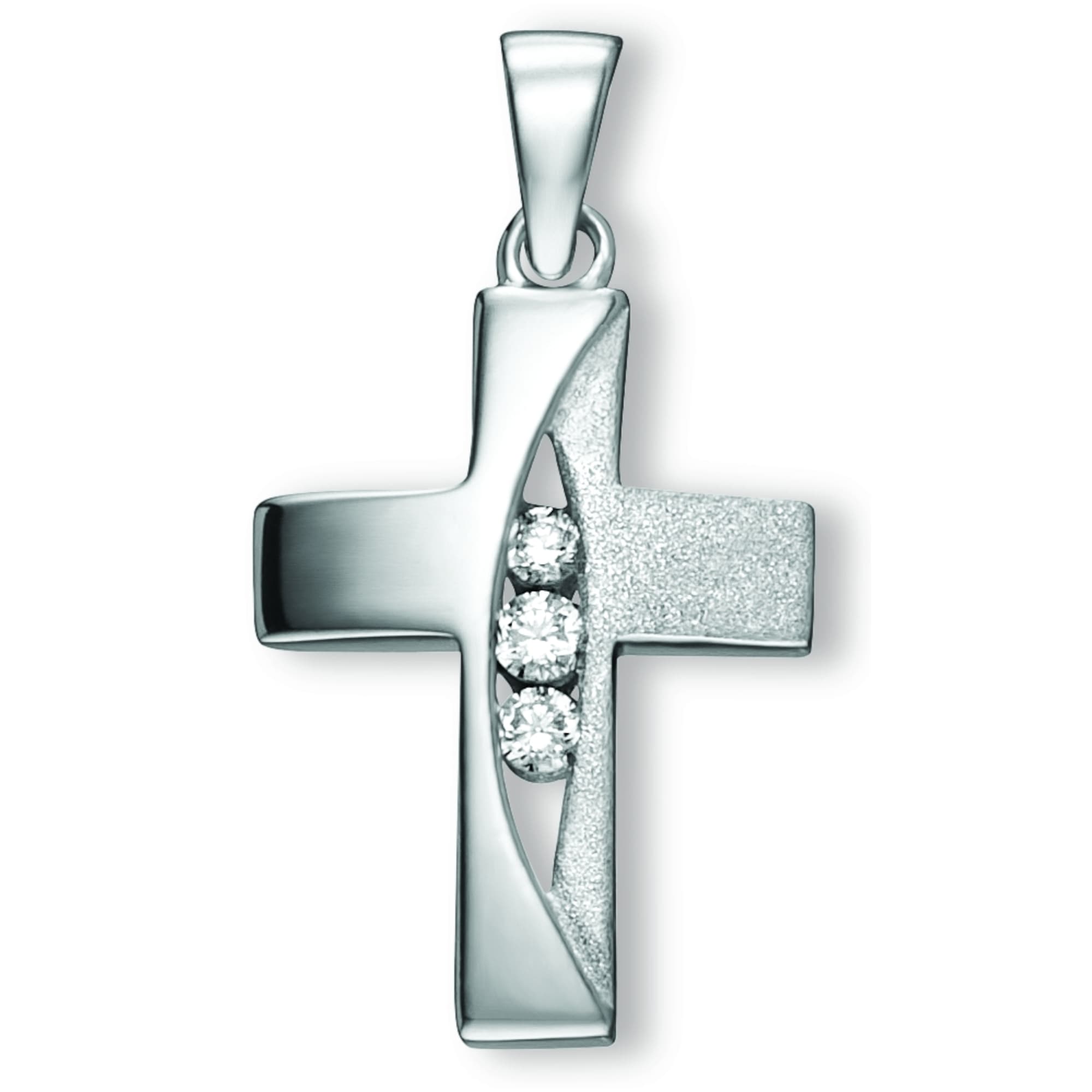 kaufen I\'m Schmuck ONE 925 ELEMENT Damen Kettenanhänger Kreuz aus Silber«, Anhänger online Silber | »Zirkonia walking