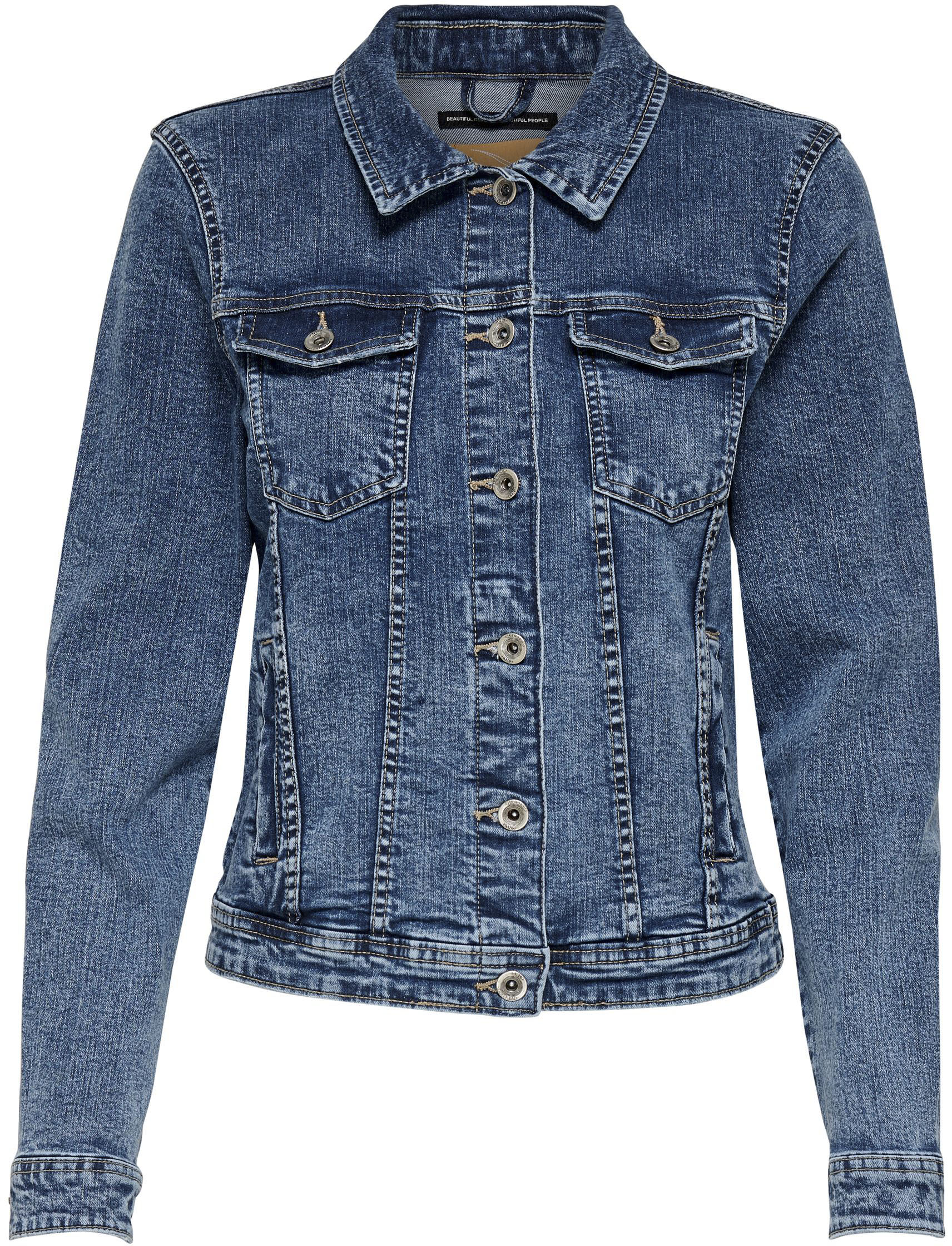 Jeansjacke »TIA«, in leichter Used-Waschung mit Stretch