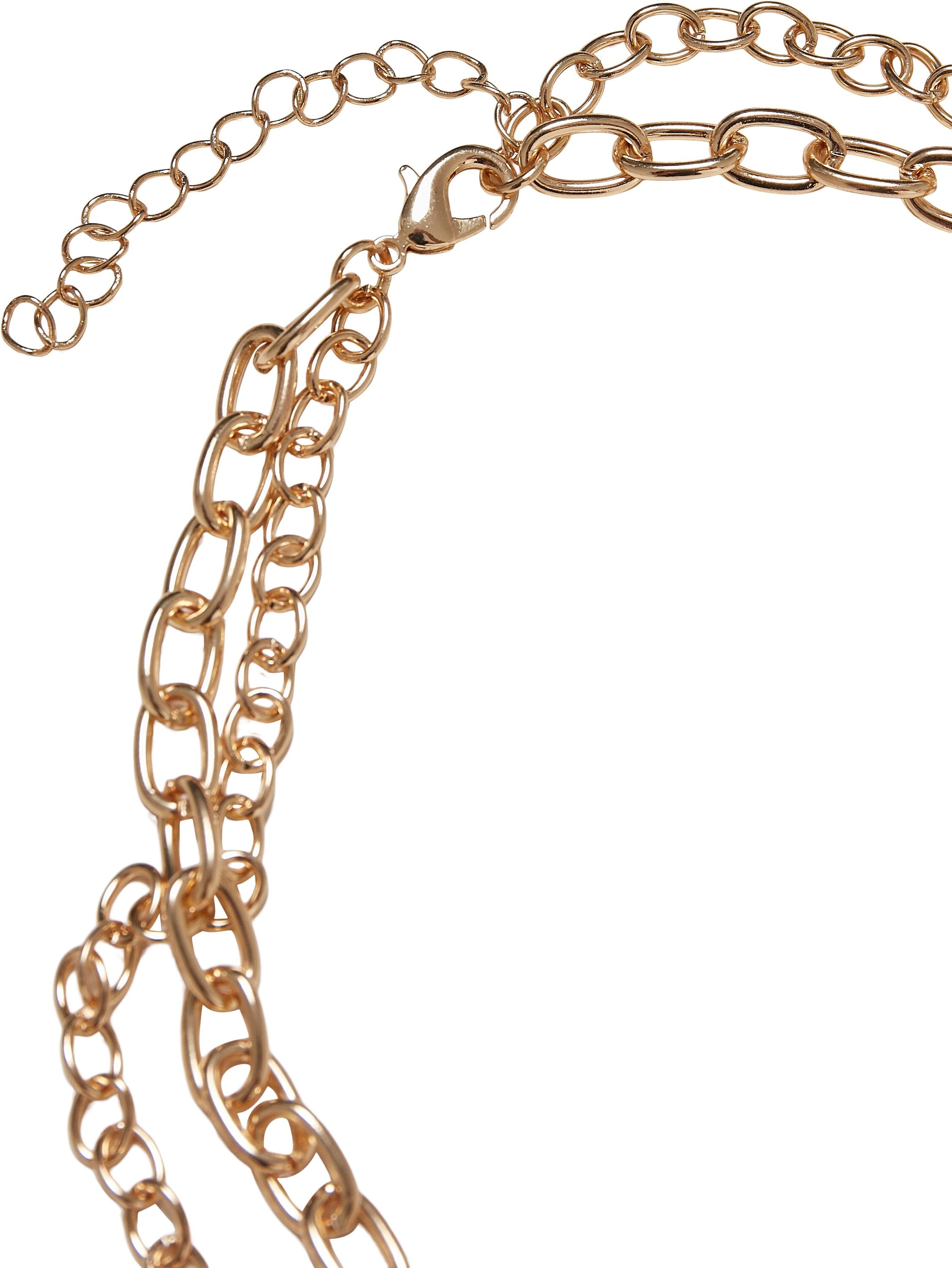 URBAN CLASSICS Edelstahlkette »Accessoires I\'m Diamond Onlineshop Zodiac Golden | walking Necklace« im