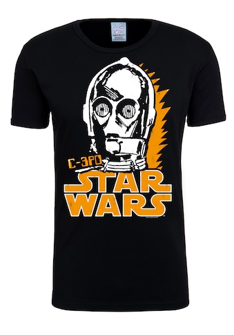 LOGOSHIRT T-Shirt »C-3PO«, mit lizenziertem Originaldesign kaufen