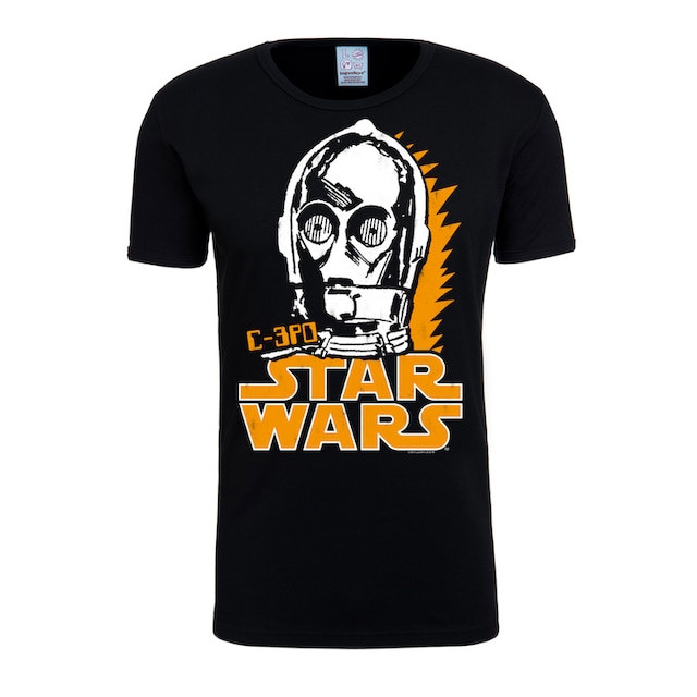LOGOSHIRT T-Shirt »C-3PO«, mit lizenziertem Originaldesign shoppen