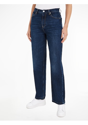 Relax-fit-Jeans »RELAXED STRAIGHT HW PAM«, in weißer Waschung