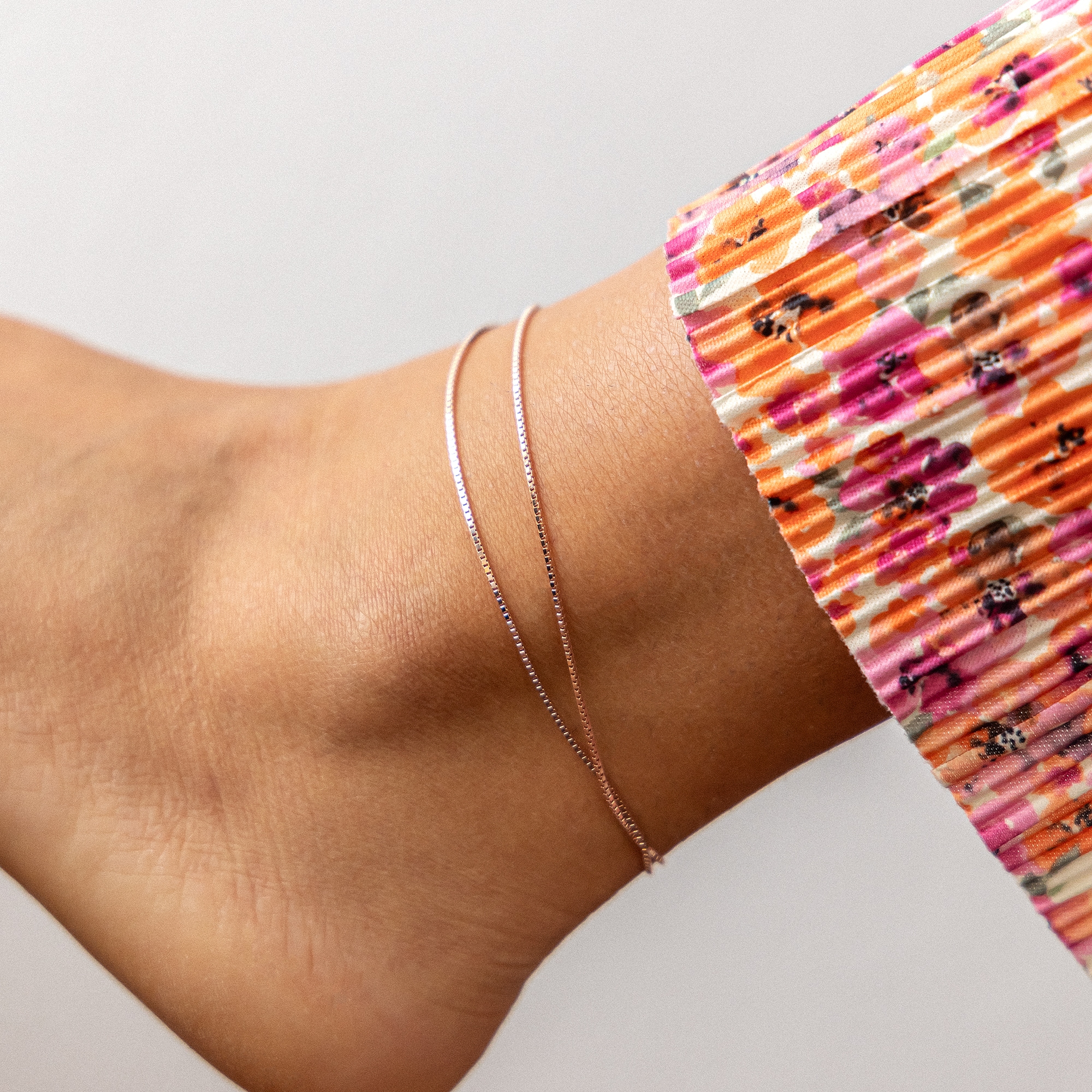 CAÏ kaufen Kette Venezianer vergoldet zweireihig« I\'m rosé Sterling | walking »925/- online Silber Fußkette