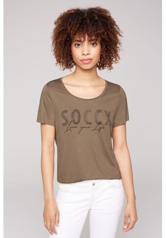 SOCCX Rundhalsshirt, mit längerer Rückenpartie kaufen