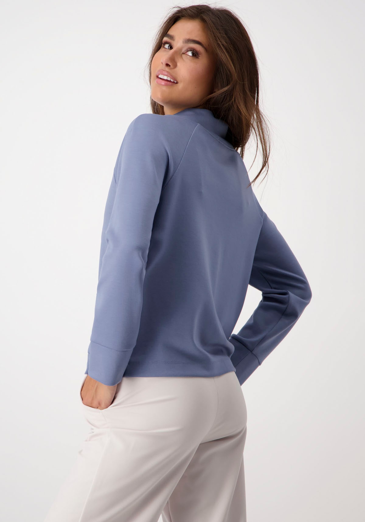 Monari Sweatshirt »Sweatshirt Basic Schmuck«, mit Strass online kaufen |  I\'m walking