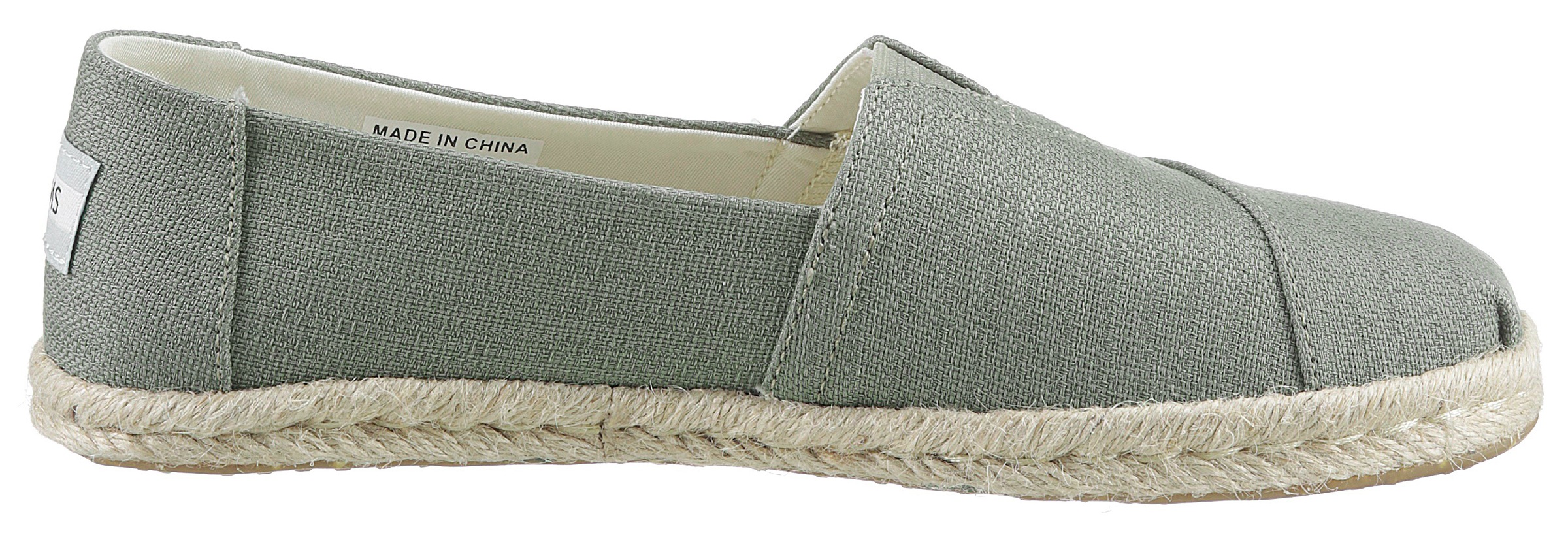 TOMS Espadrille ALPARGATA ROPE mit Juterahmen schmale Form