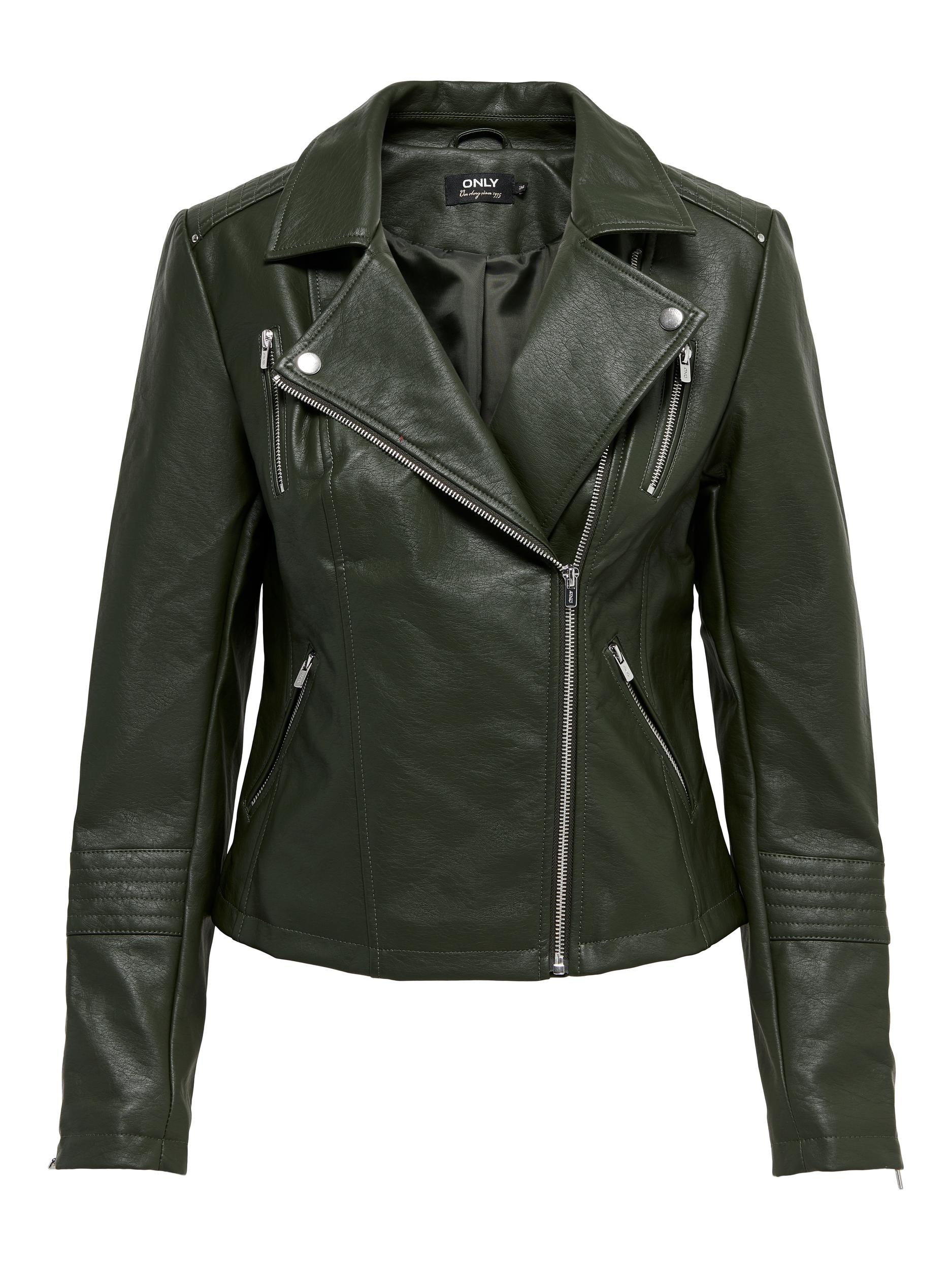 Only faux leather biker otw cheap noos