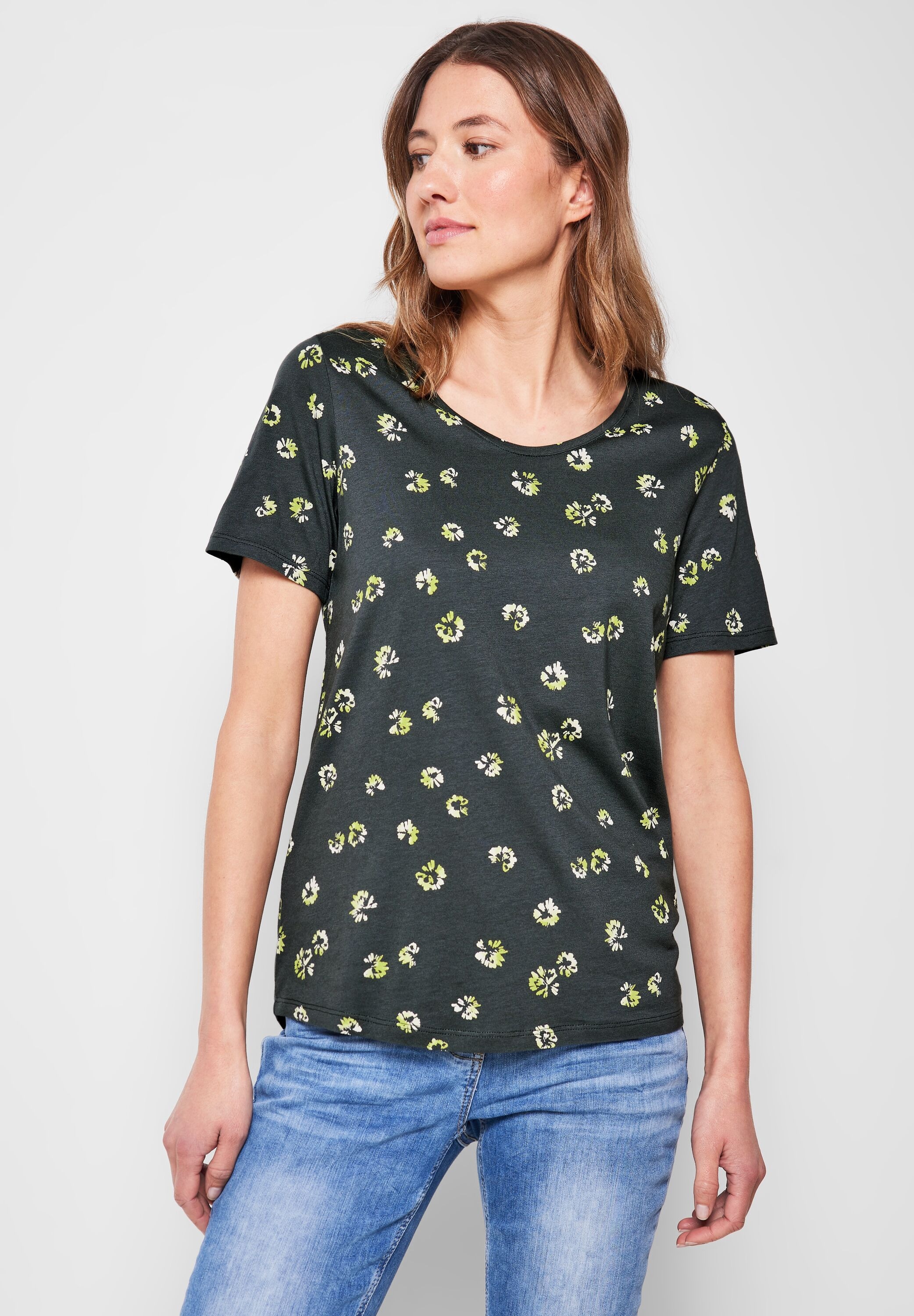 Cecil T-Shirt, aus softem Materialmix walking kaufen | I\'m