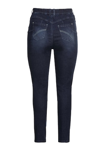 Sheego Jeansjeggings »Jeans«, mit Push-up-Effekt und Teilgummibund kaufen