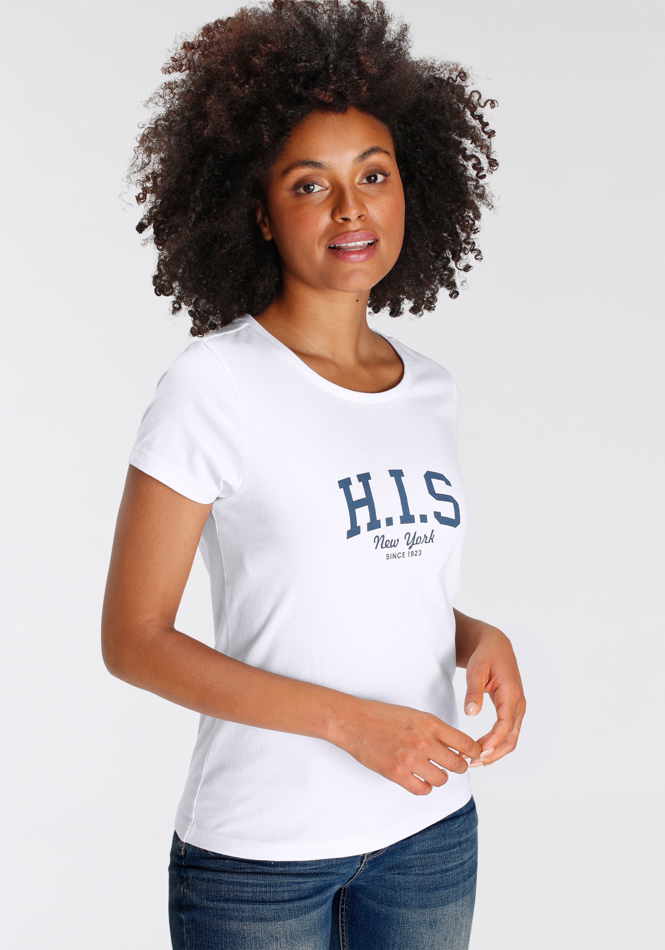 H.I.S T-Shirt, mit Logo-Print vorne kaufen | I\'m walking | T-Shirts