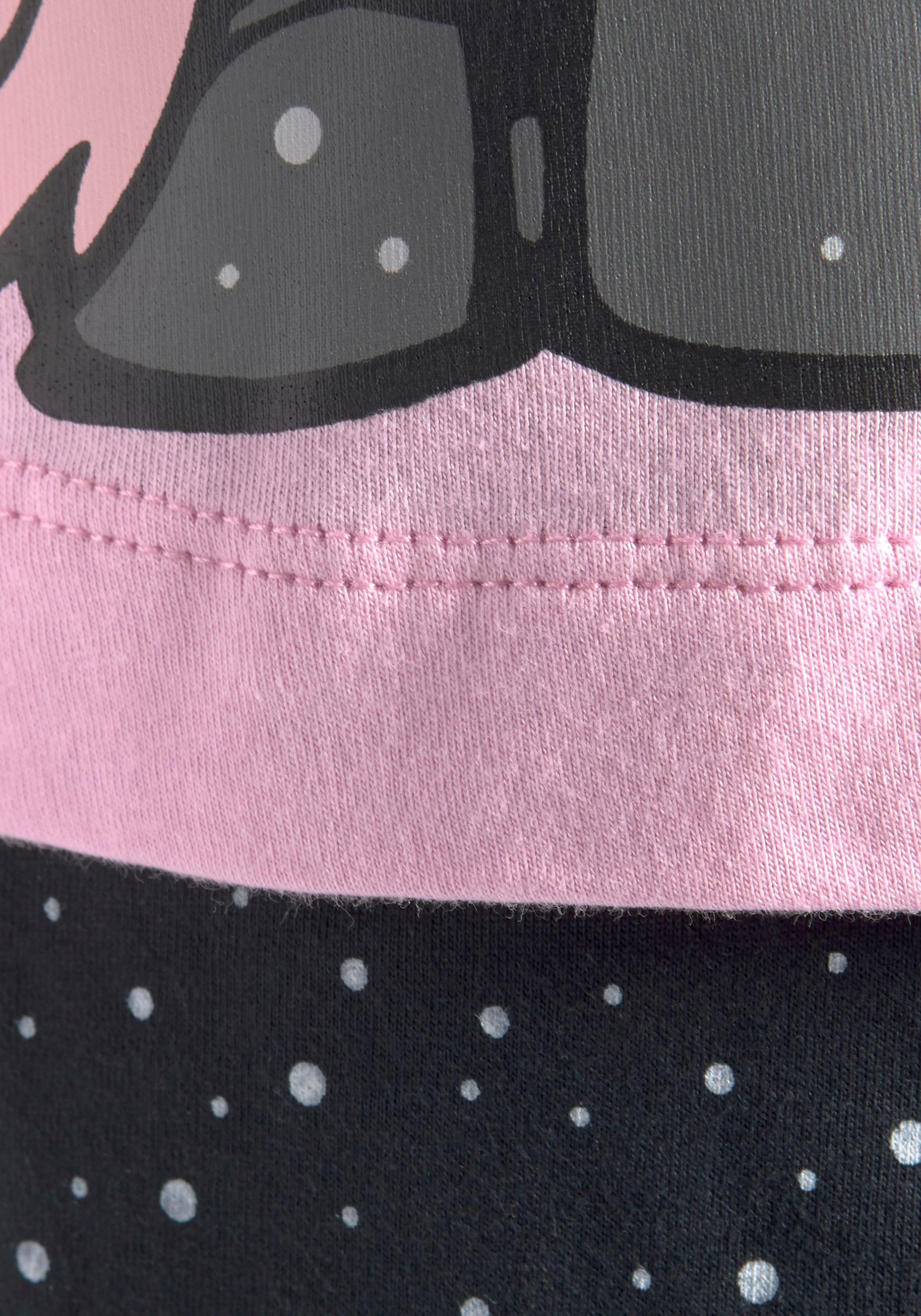 NICI Pyjama, (2 tlg., und Stück), Schlafhose Rechnung auf 1 & gepunkteter Wäsche bestellen mit Einhorn-Print