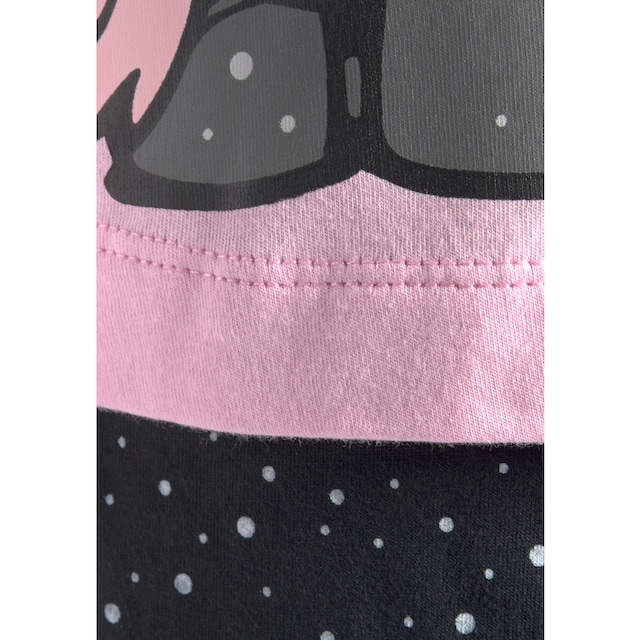 NICI Pyjama, (2 tlg., 1 Stück), mit Einhorn-Print und gepunkteter  Schlafhose & Wäsche auf Rechnung bestellen
