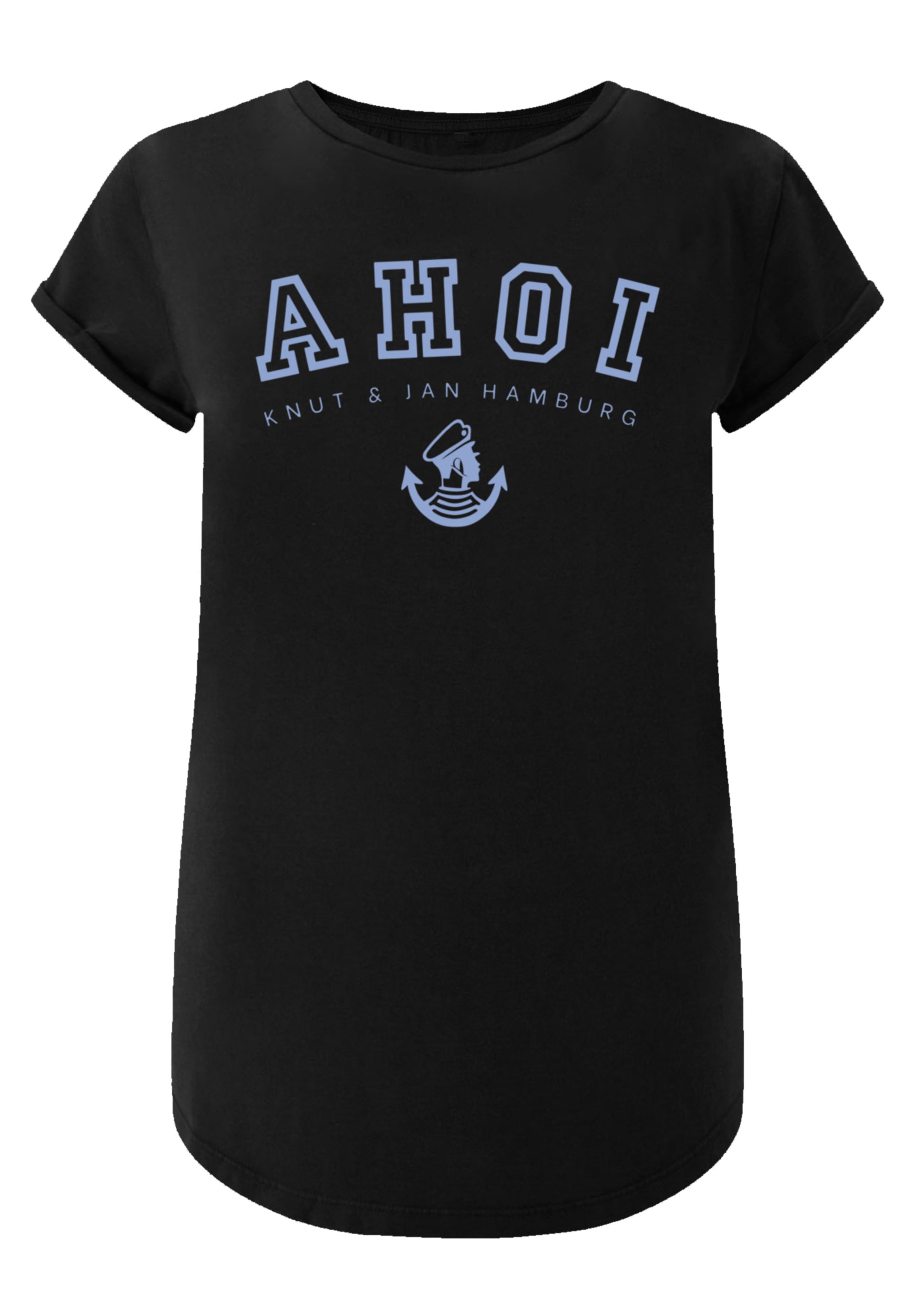 | »Ahoi T-Shirt Knut walking Hamburg«, F4NT4STIC Jan I\'m kaufen & Print