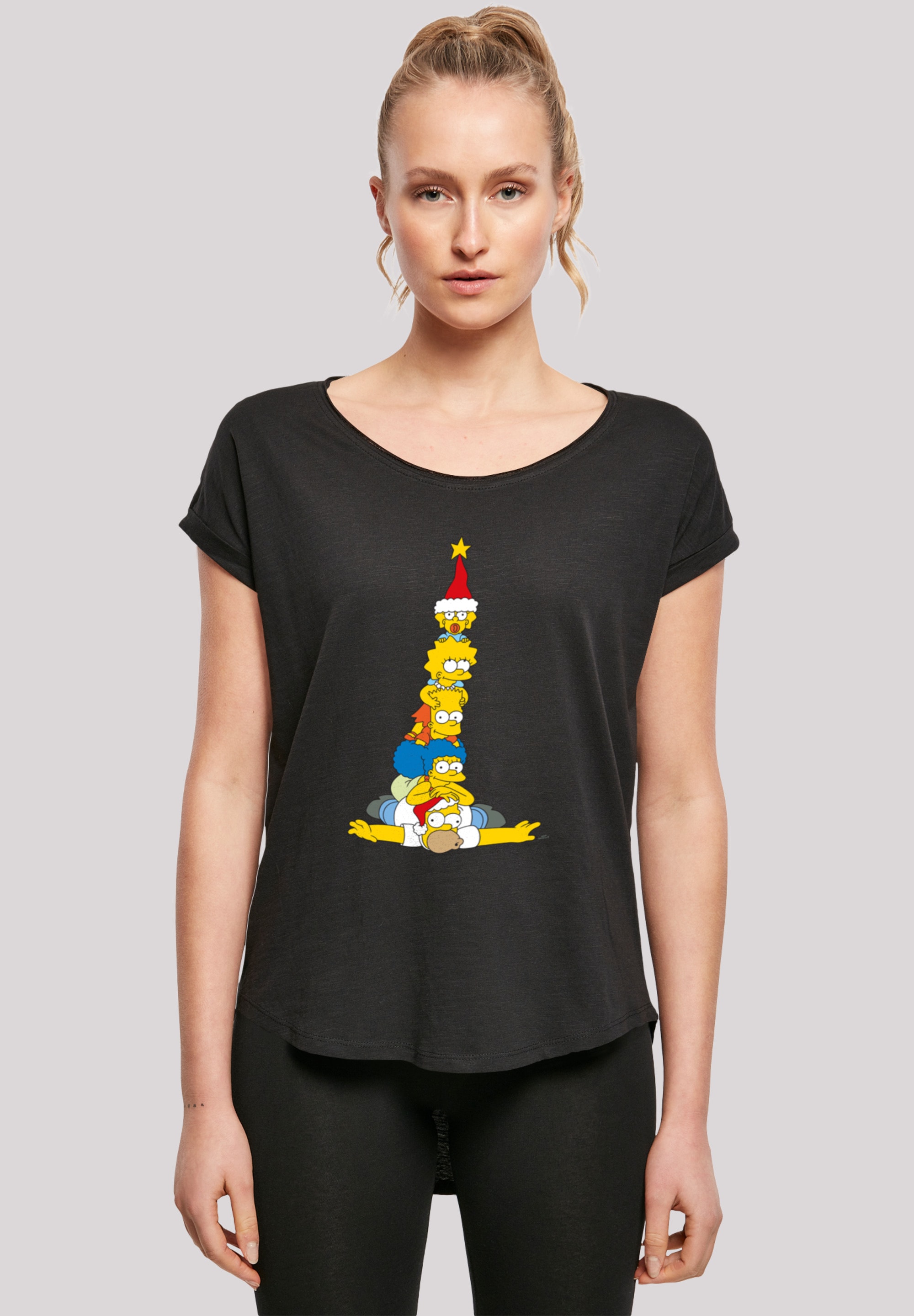 F4NT4STIC T-Shirt »The Simpsons walking Christmas bestellen | Weihnachtsbaum«, Family Print I\'m