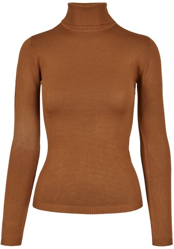 URBAN CLASSICS Sweater »Frauen Ladies Basic Turtleneck Sweater«, (1 tlg.) kaufen