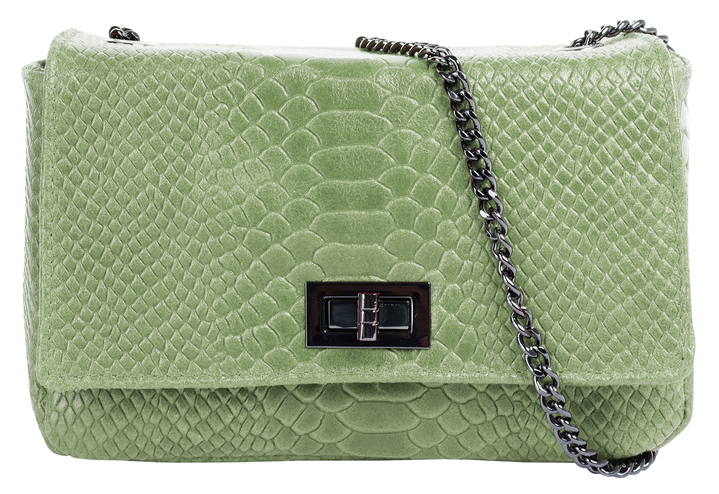 Cluty Umhängetasche, echt Leder, Made in Italy kaufen