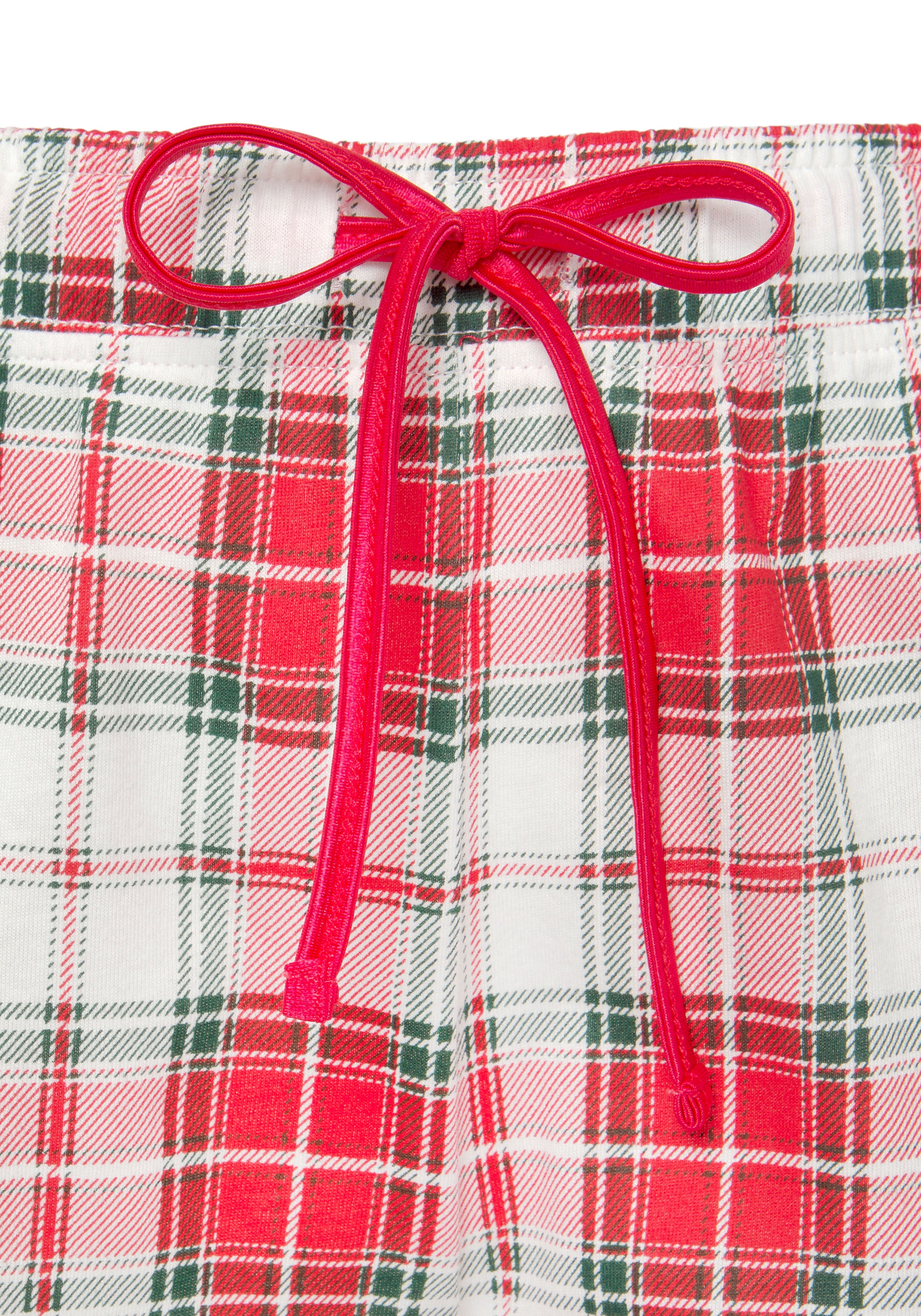 LASCANA Schlafanzug, (3 tlg., incl. Schlafmaske), mit Karodruck & Wäsche  auf Rechnung bestellen | Pyjama-Sets