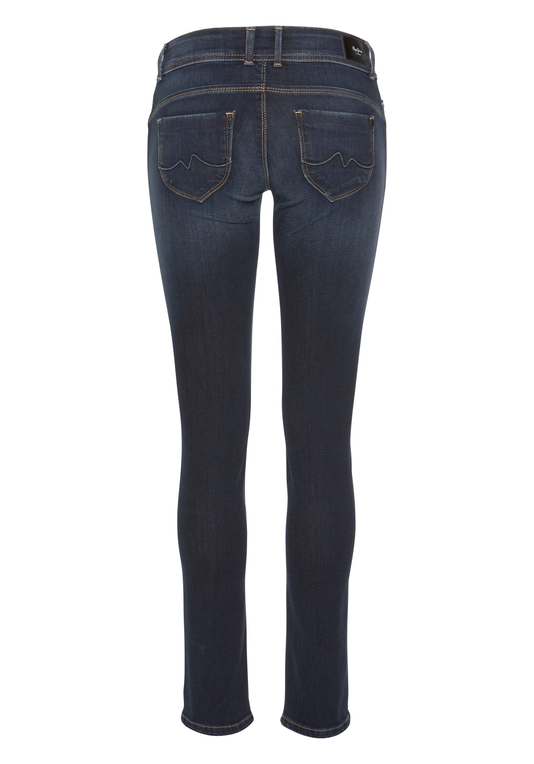 Pepe Jeans Slim-fit-Jeans »NEW BROOKE«, mit 1-Knopf Bund und  Reißverschlusstasche online | I'm walking