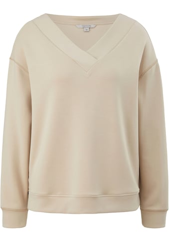 Comma Sweatshirt, mit Tape, aus softer, elastischer Scuba-Qualität kaufen