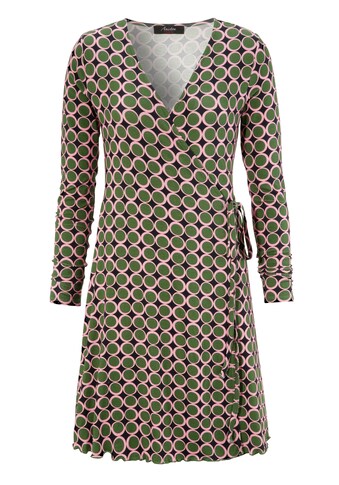 Aniston CASUAL Wickelkleid, mit farbenfrohem Retromuster kaufen