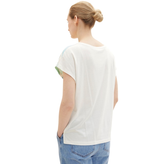 TOM TAILOR T-Shirt, mit wellenförmigem Print online