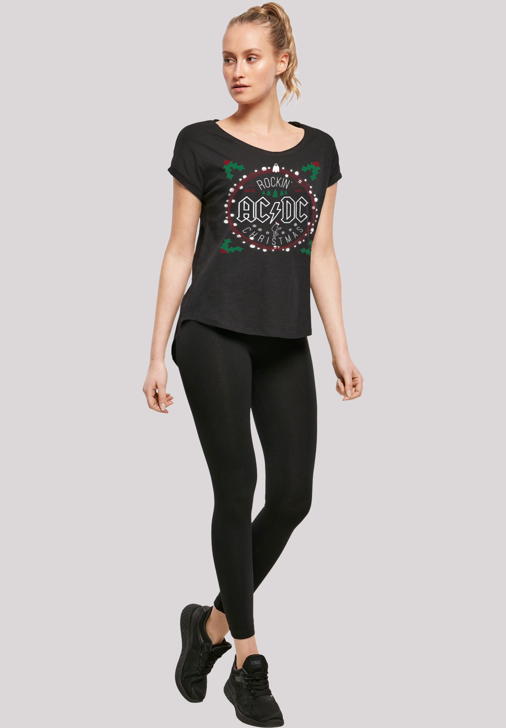 F4NT4STIC Weihnachten«, T-Shirt Print I\'m »ACDC | walking bestellen Christmas