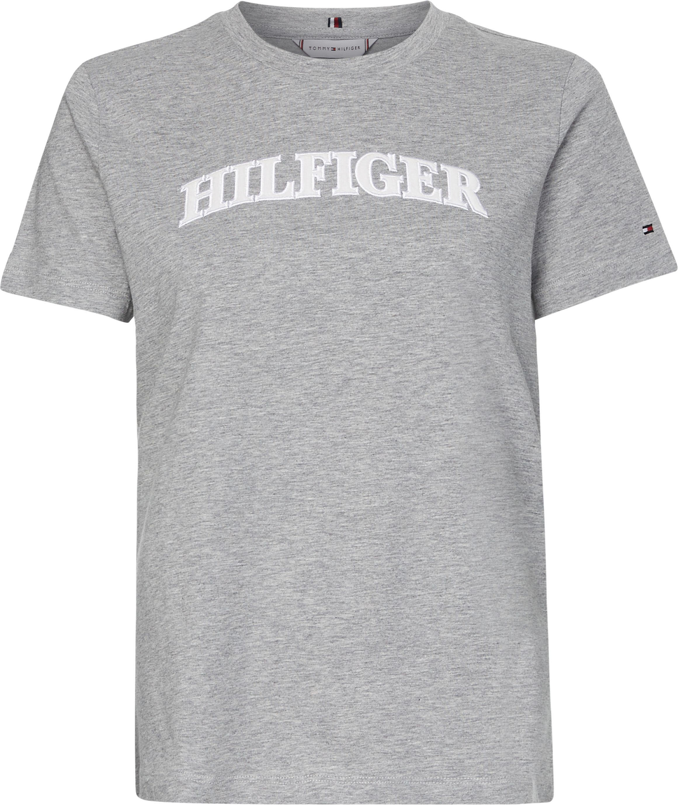 tommy hilfiger -  T-Shirt "REG TONAL HILFIGER C-NK SS", mit  Markenlabel