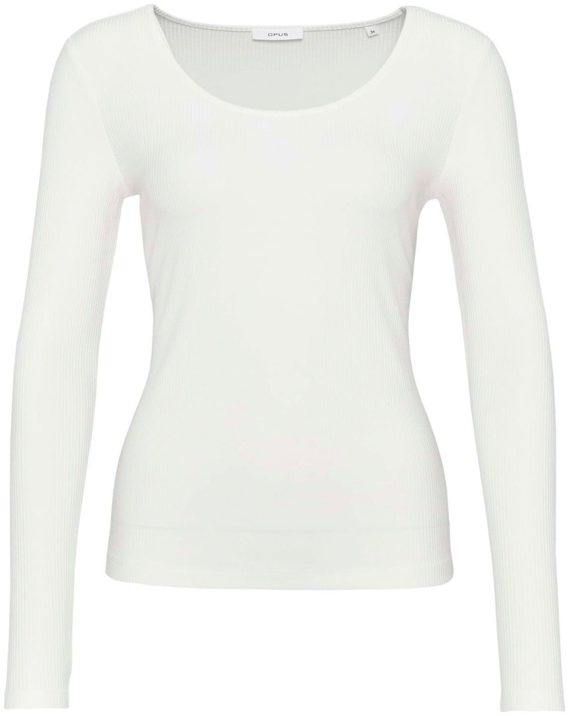 OPUS Langarmshirt »Suzansa«, in gerippter Optik kaufen