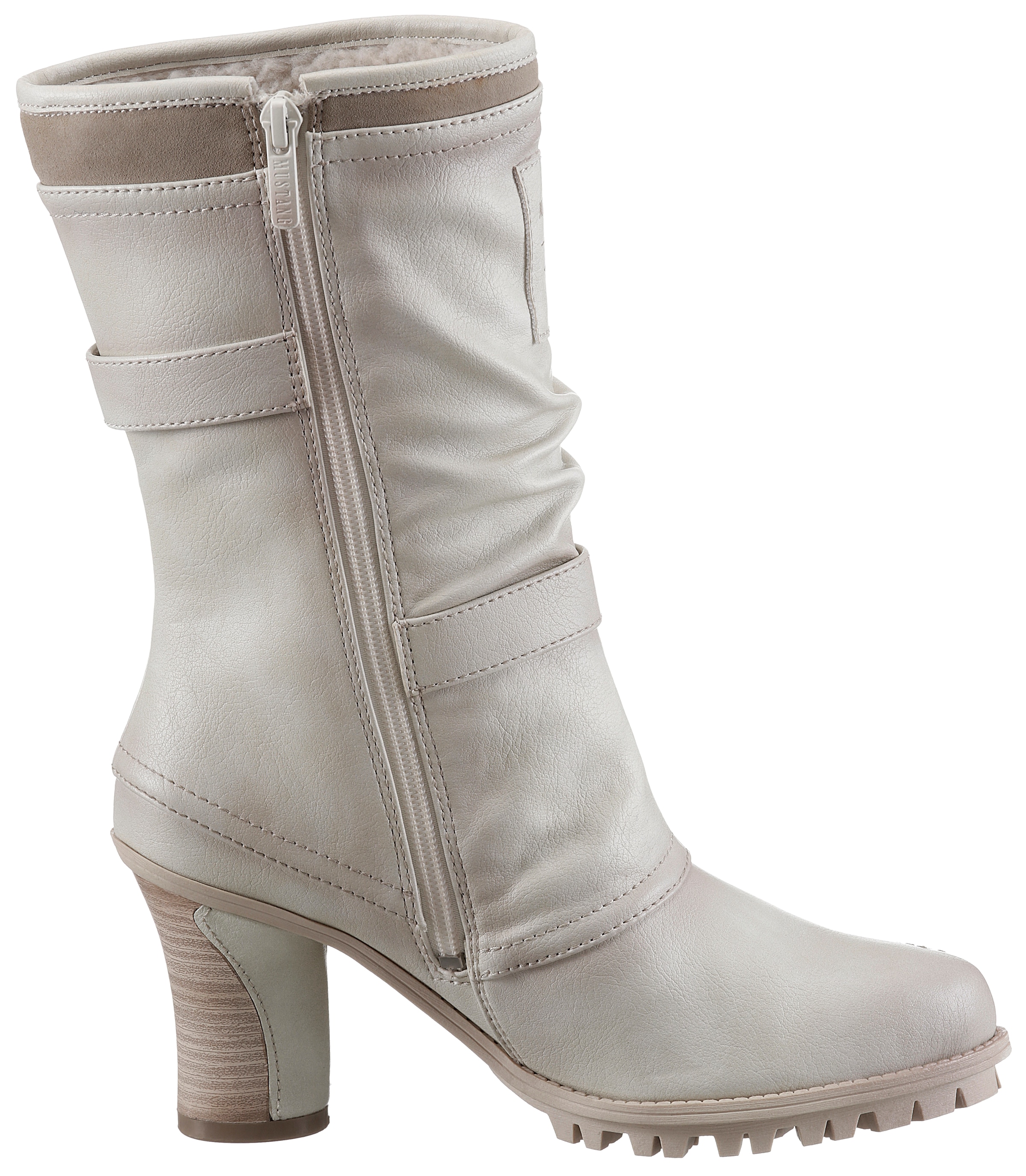 Mustang snowboots off outlet white