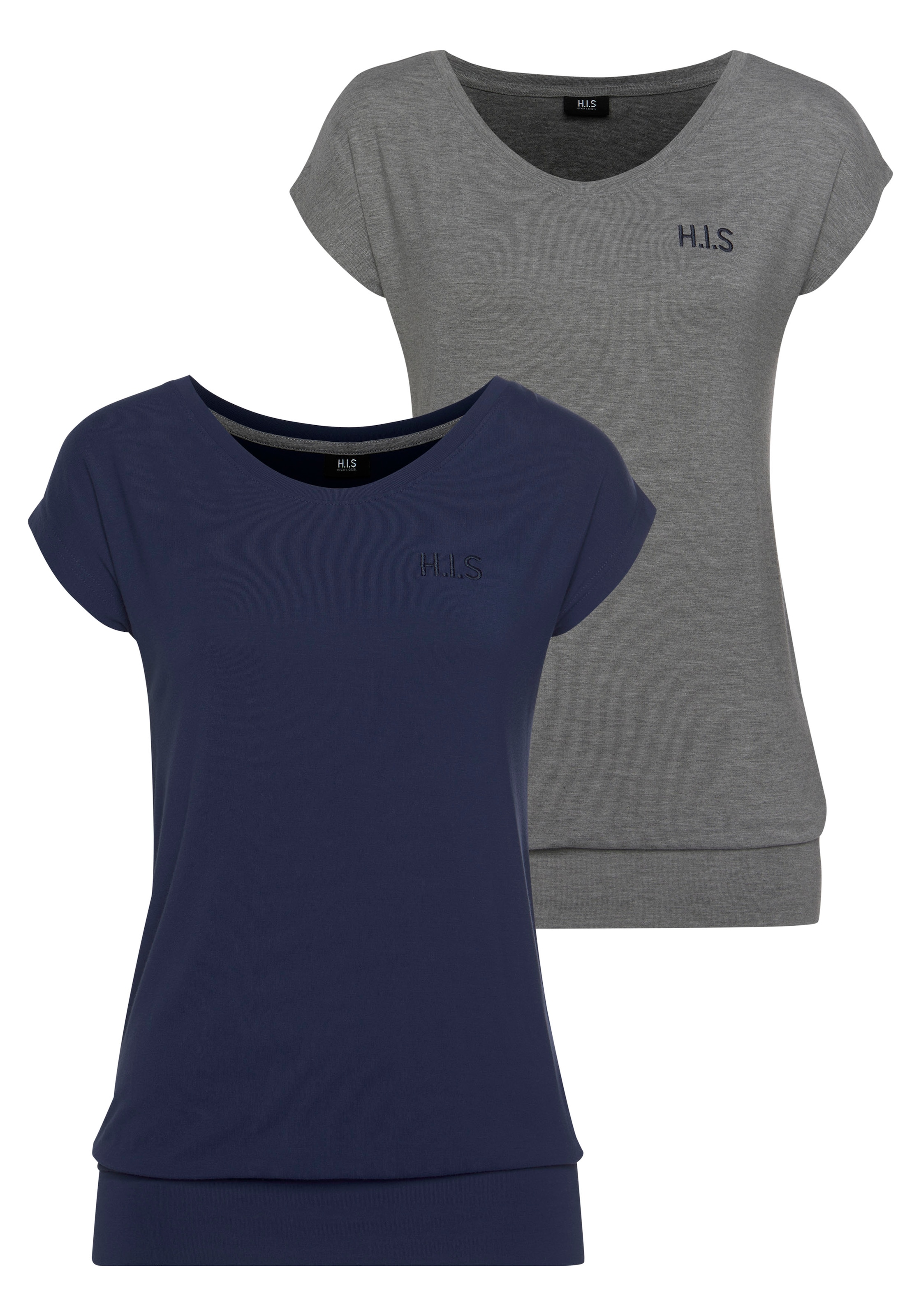 H.I.S T-Shirt »aus Viskose«, (2er-Pack) kaufen