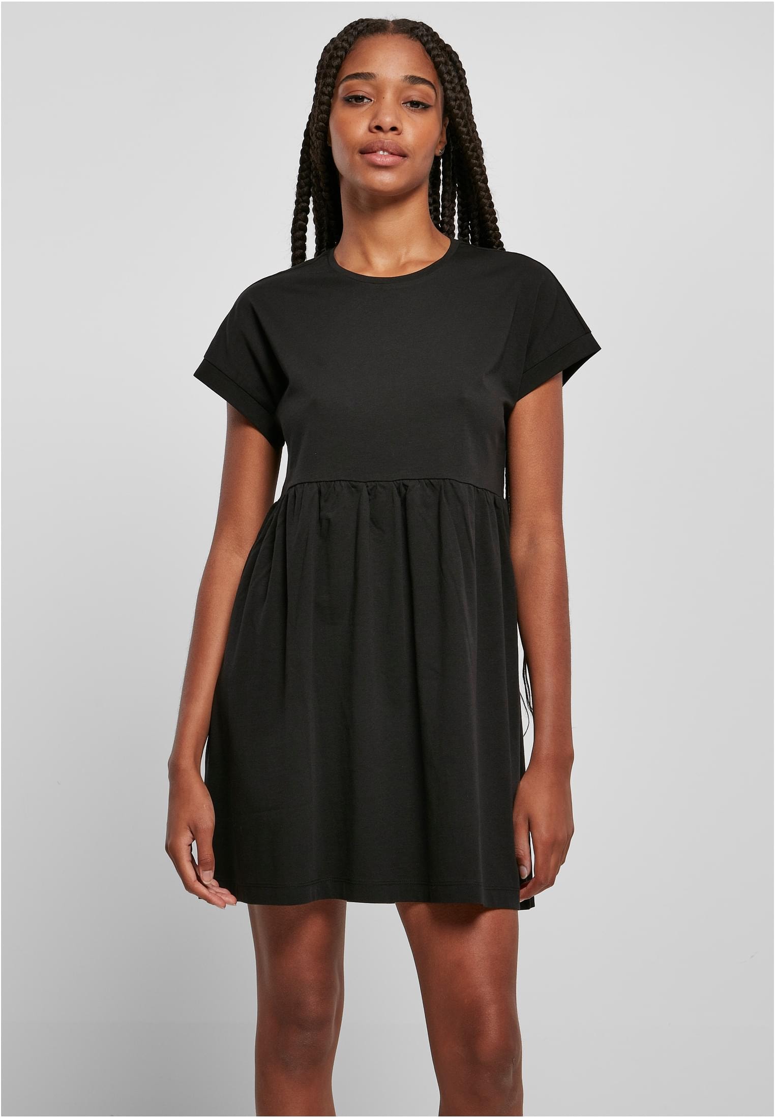 URBAN CLASSICS Jerseykleid kaufen online »Damen Valance Empire Dress«, (1 | Tee tlg.) Organic walking Ladies I\'m