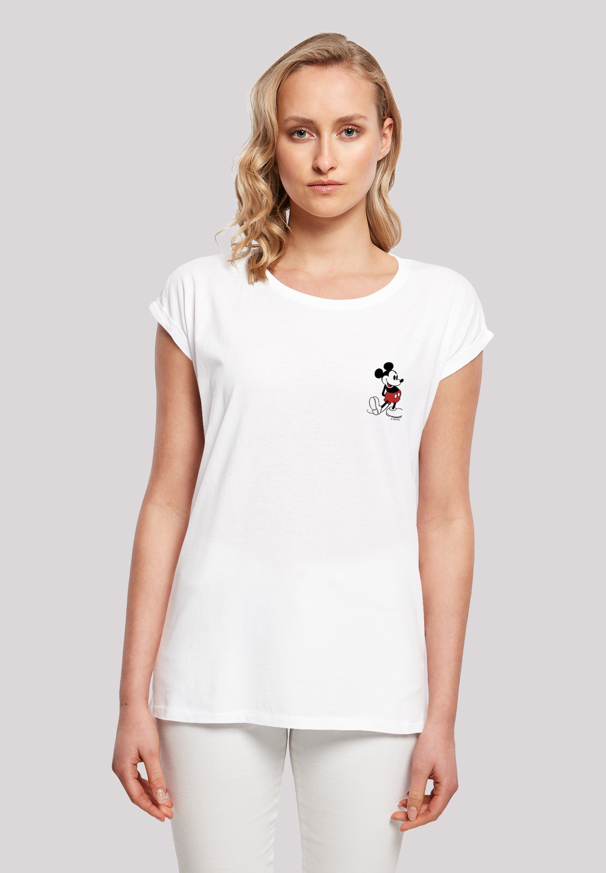 F4NT4STIC T-Shirt »Mickey Mouse Kickin Retro Pocket«, Print bestellen