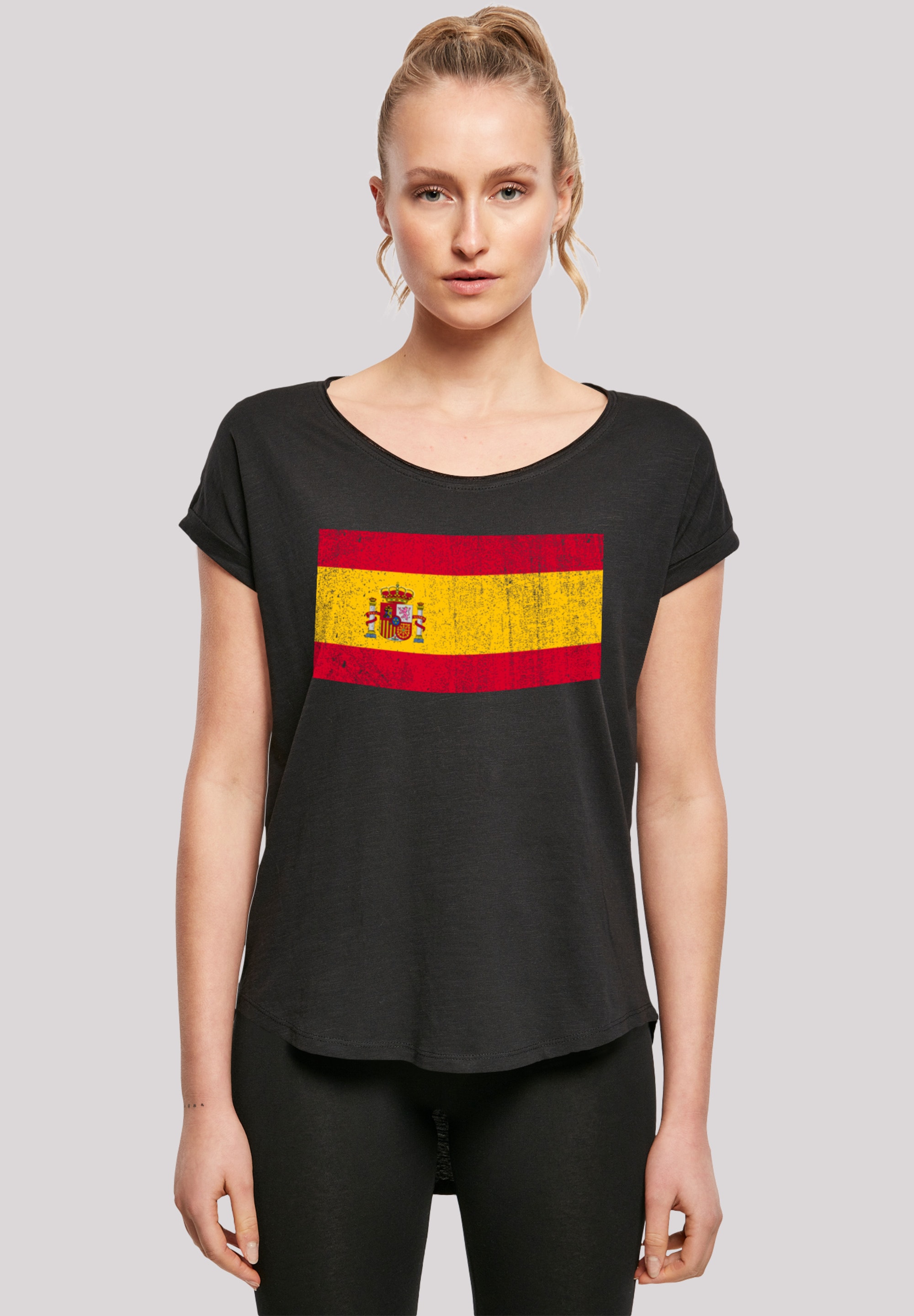 distressed«, online Flagge T-Shirt Print Spanien »Spain F4NT4STIC