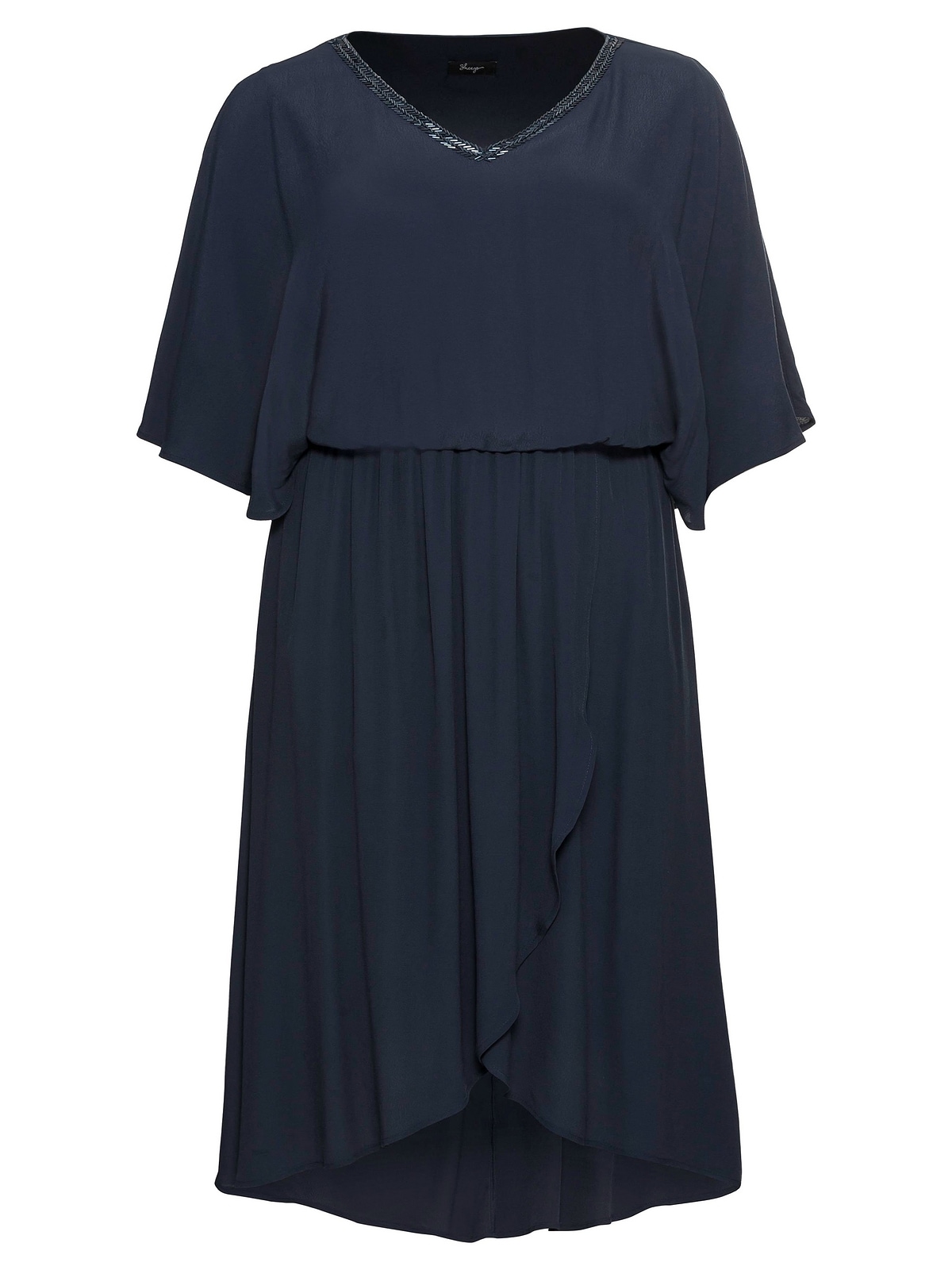 Sheego Abendkleid »Cocktailkleid«, mit Rockteil in Wickeloptik kaufen