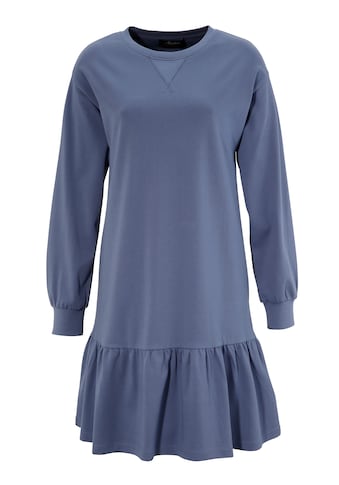 Aniston CASUAL Sweatkleid, mit verspieltem Volant am Saum - NEUE KOLLEKTION kaufen