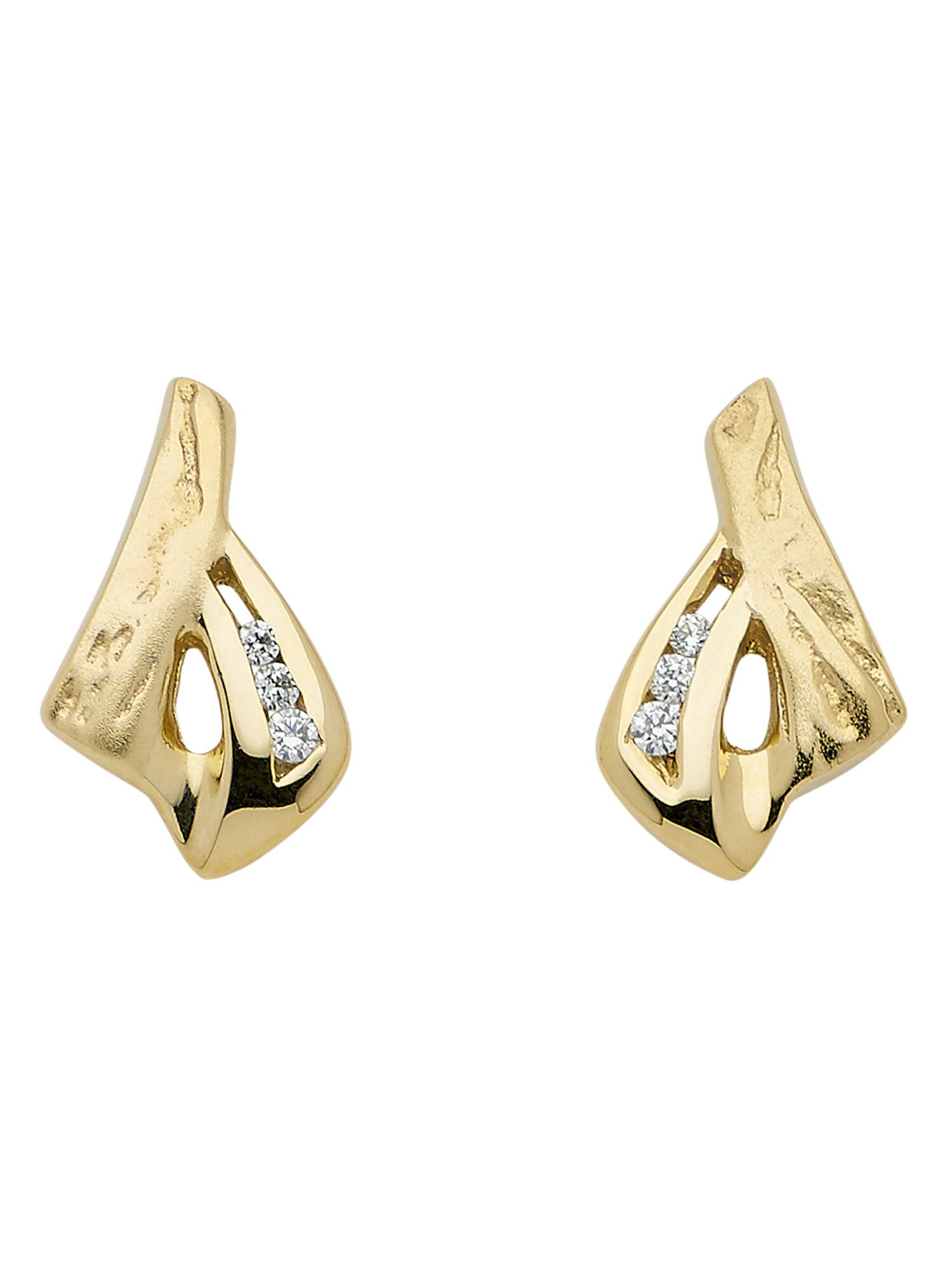 Adelia´s Paar Ohrhänger »333 Gold Ohrringe Ohrstecker«, mit Zirkonia  Goldschmuck für Damen kaufen | I\'m walking