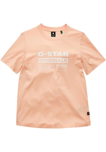 G-Star RAW T-Shirt »Originals Label Top«, mit G-Star Originals Print auf der Brust kaufen