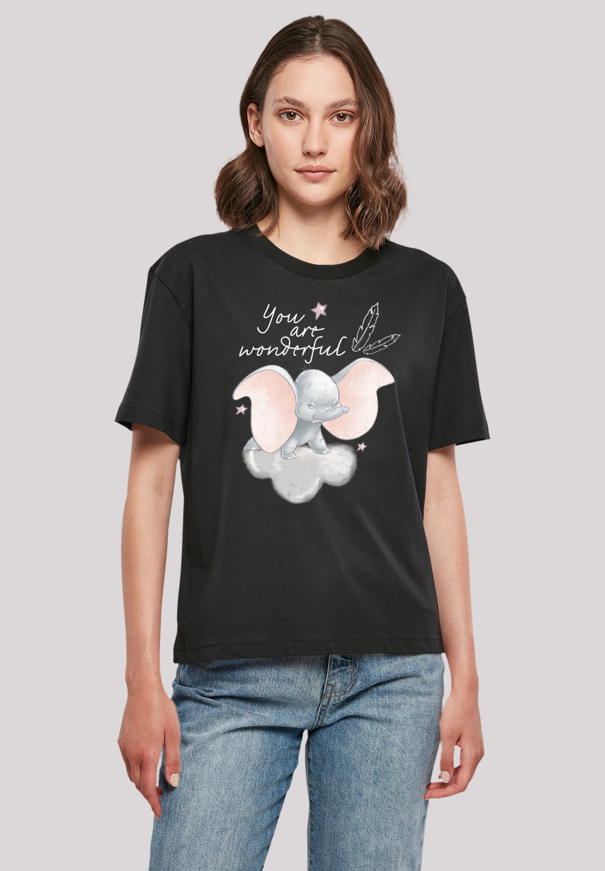 F4NT4STIC T-Shirt »Disney walking Dumbo | Are Qualität You Wonderful«, Premium I\'m
