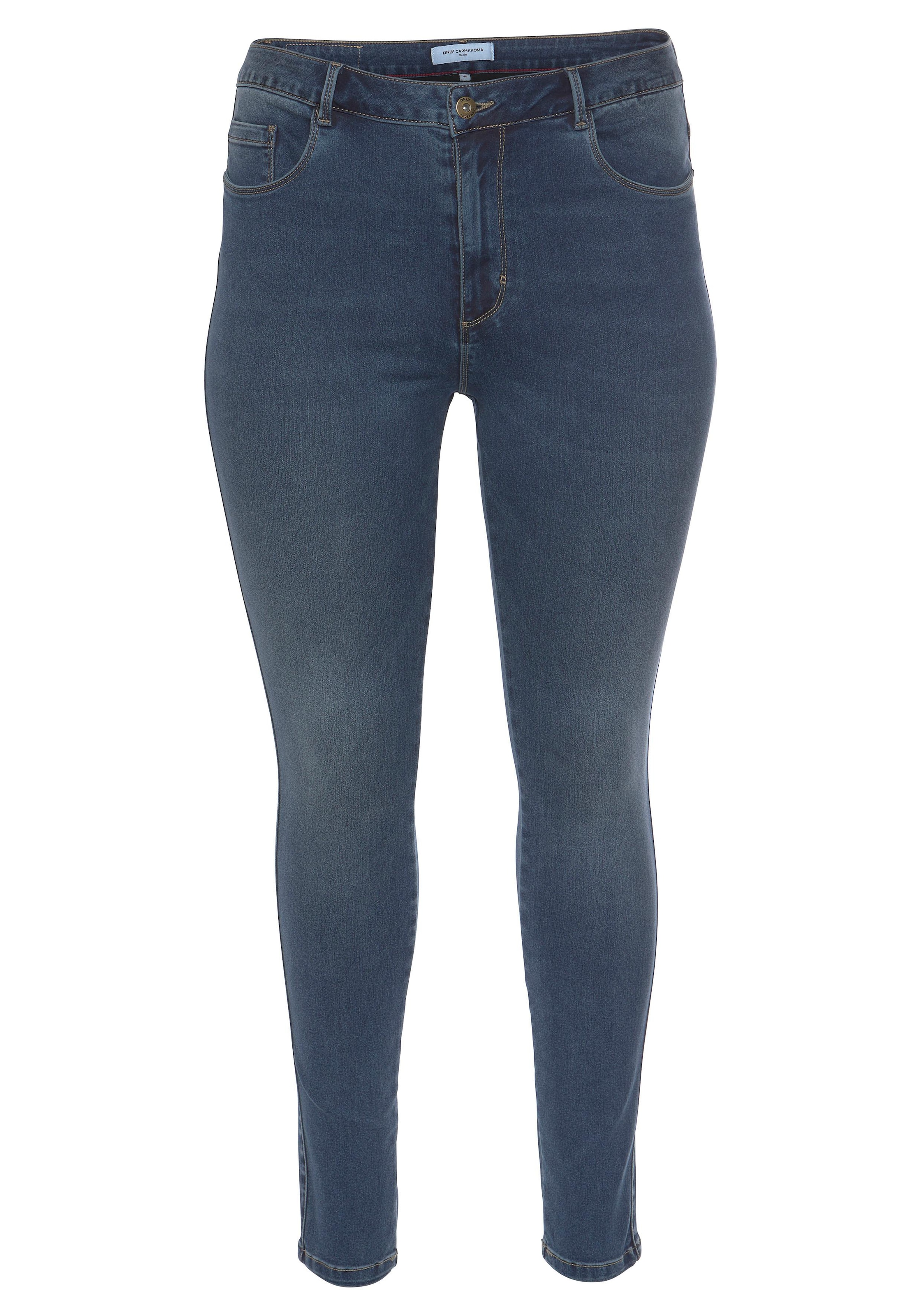 ONLY CARMAKOMA High-waist-Jeans »CARAUGUSTA HW SK DNM« shoppen