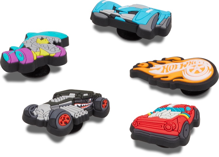 Schuhanstecker »Jibbitz™ Hot Wheels«, (Set, 5 tlg., Kein Spielzeug. Nicht für Kinder...
