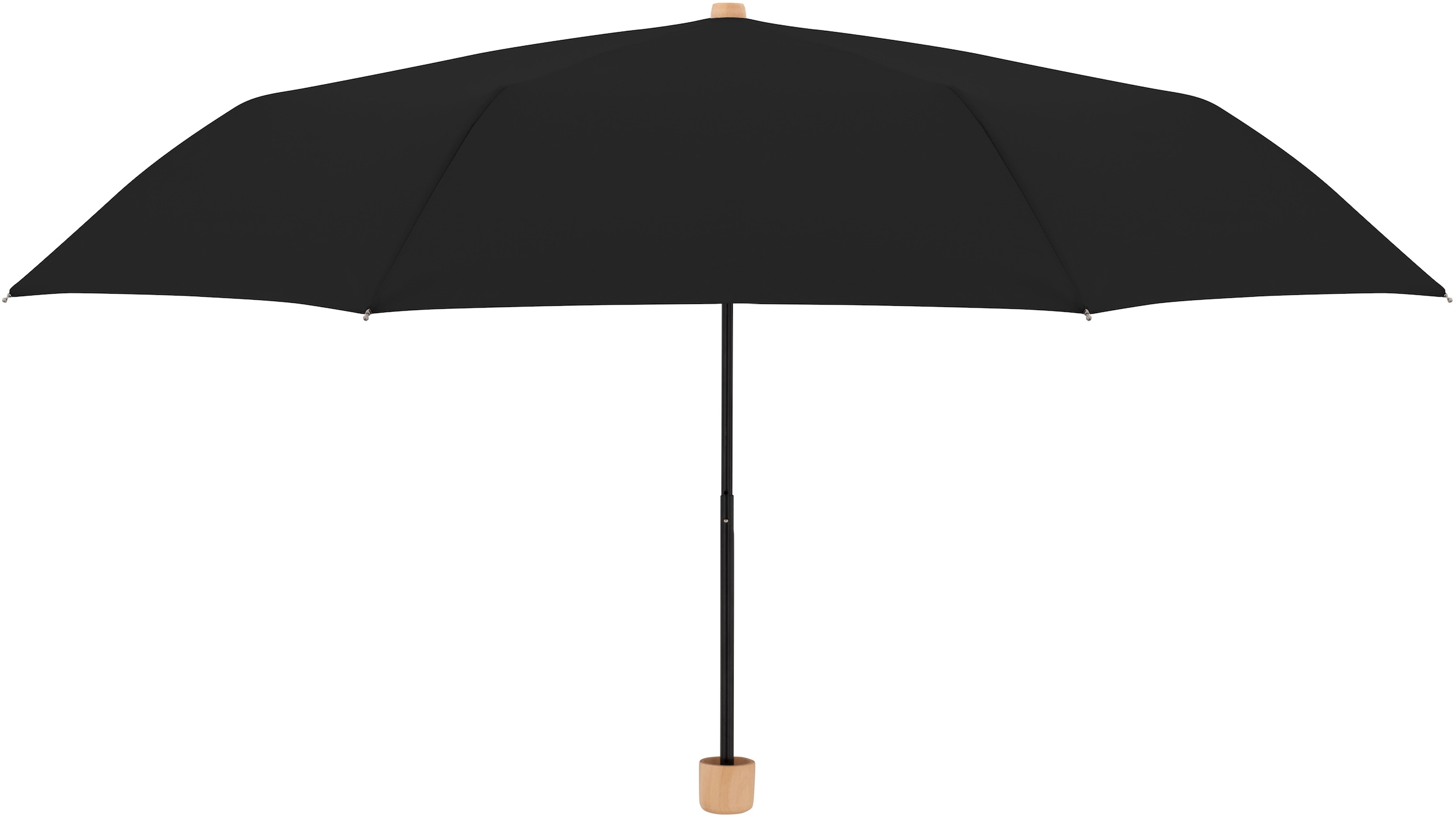 recyceltem online »nature FSC®- | schützt Material weltweit Taschenregenschirm aus walking Mini, mit Wald I\'m Griff doppler® kaufen - aus black«, simple