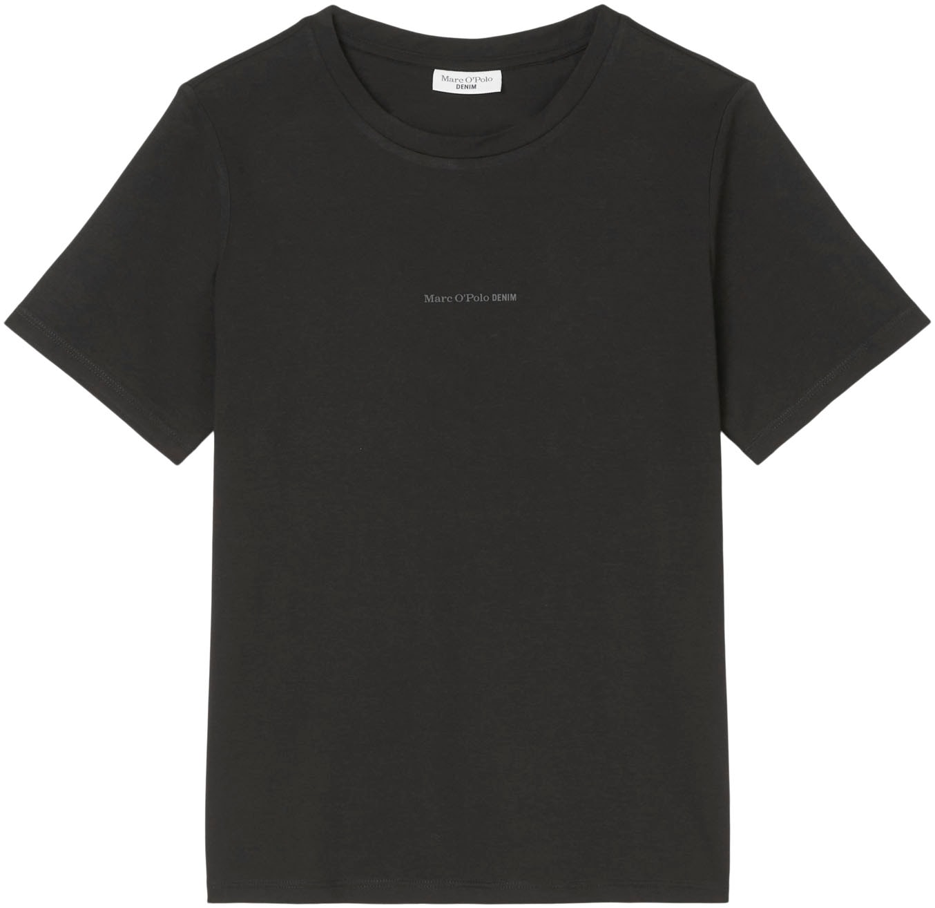 online DENIM Marc O\'Polo vorne Label-Print T-Shirt, mit