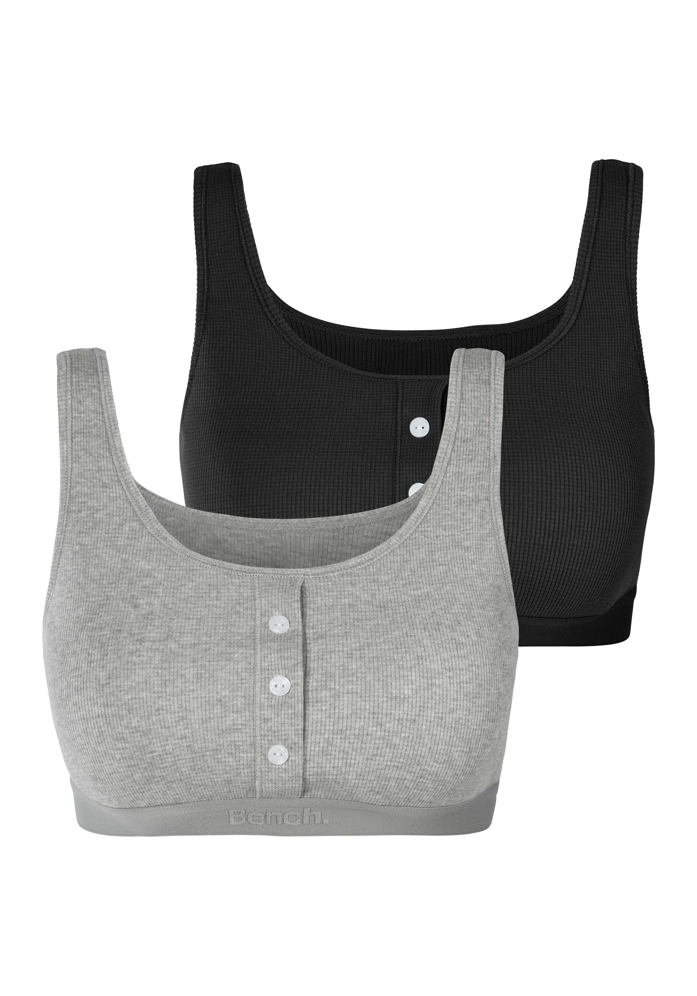 Bench. Bustier, (Packung, 2er-Pack), mit Piqué Struktur kaufen
